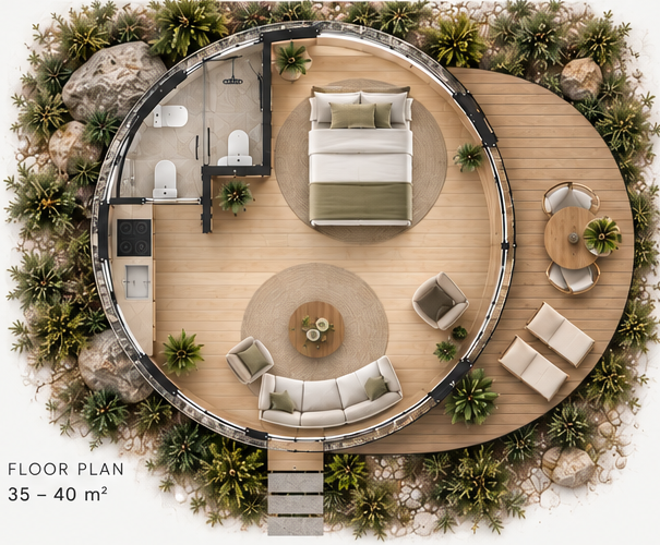 One-Bedroom Domes image 3