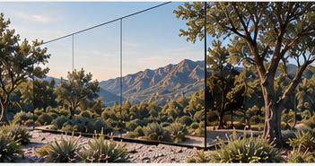 Modern Mirrored Glass Residences image 4